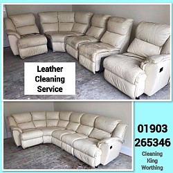 Leather cleaning worthing