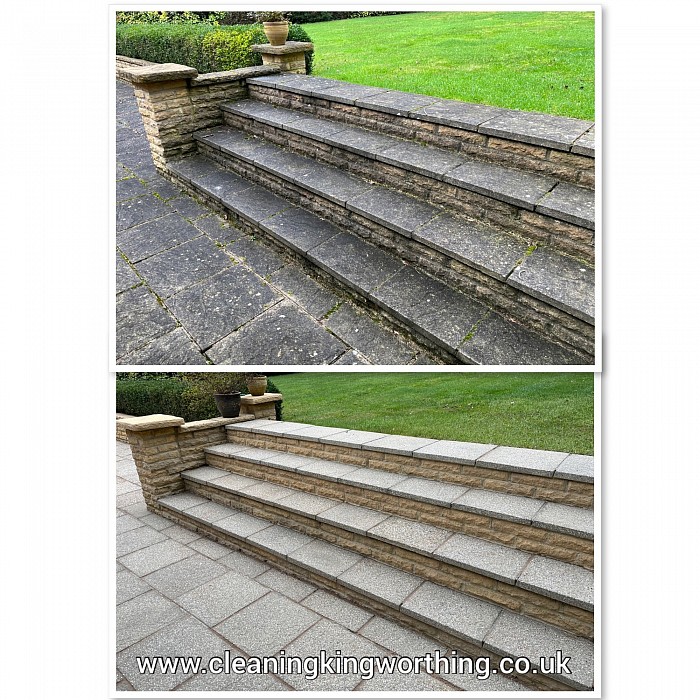 Patio restoration clean worthing