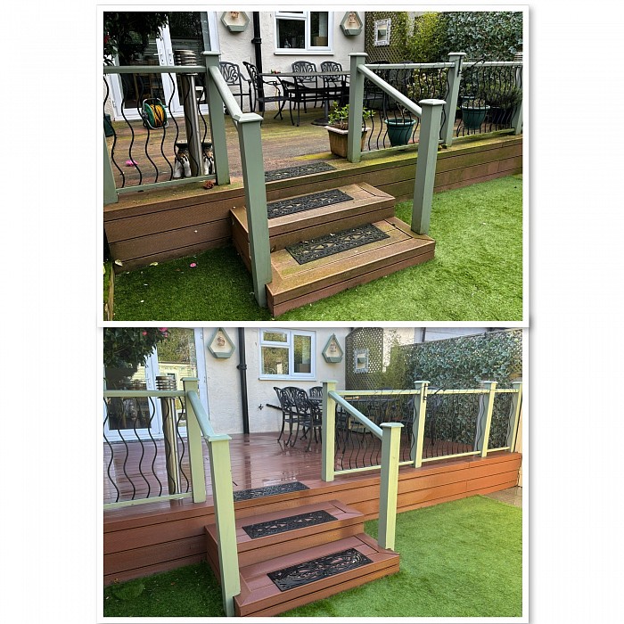 Composite deck cleaning Worthing